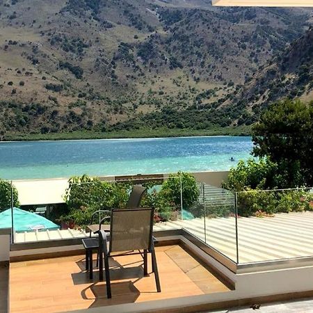 Korissia With Lake View Kournas Exterior photo