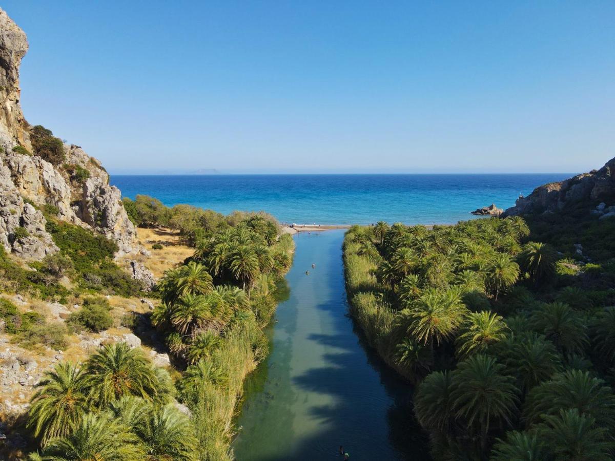 Korissia With Lake View Kournas Exterior photo